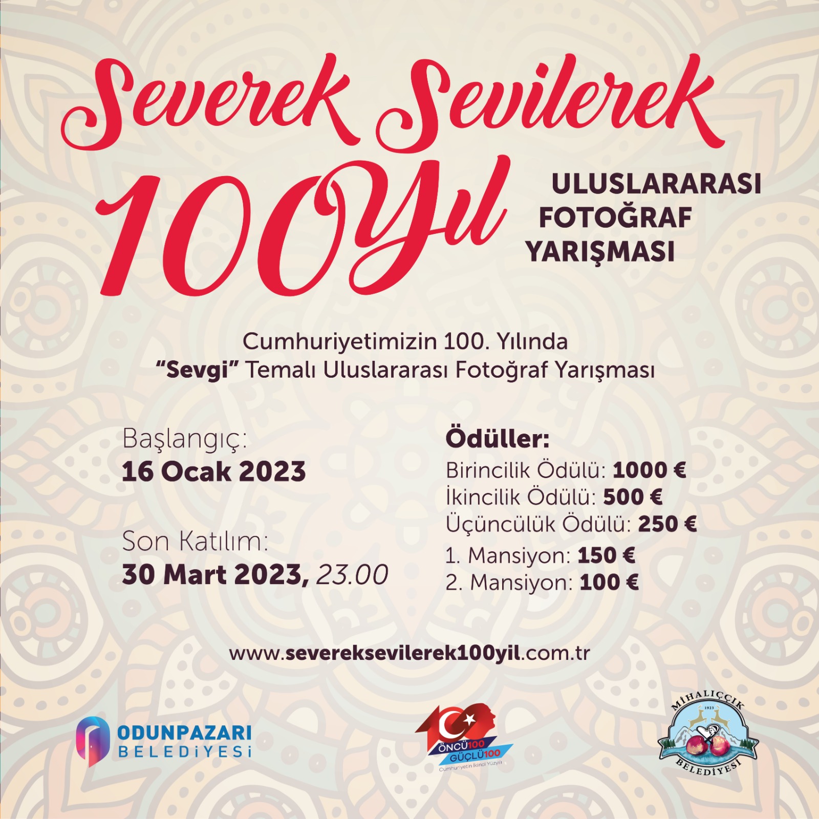 Severek Sevilerek 100. Yıl Uluslararası Fotoğraf Yarışması